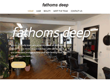 Tablet Screenshot of fathomsdeep.co.uk